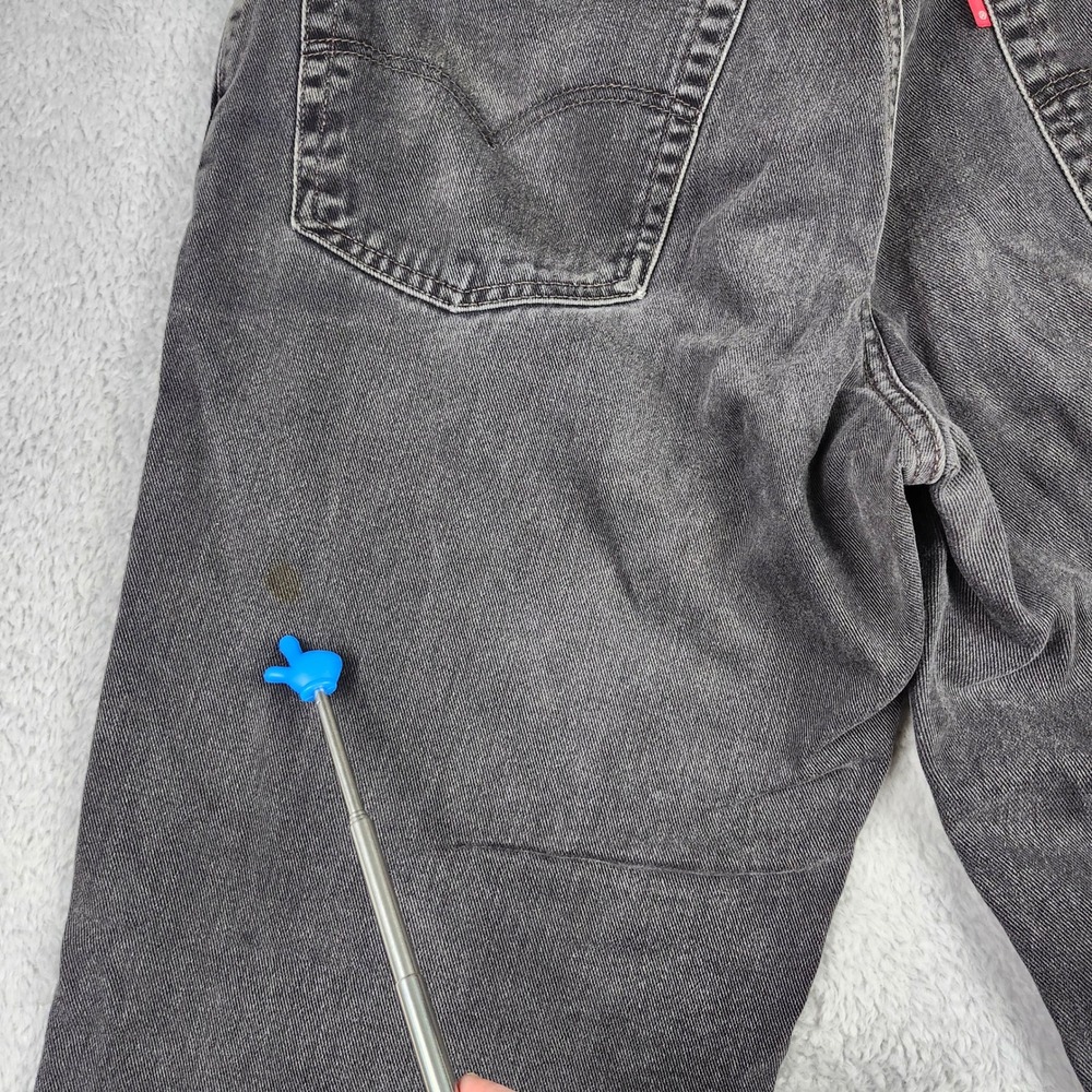 Levi's 550 Relaxed Fit Jeans Mens 38x32 Black Denim VTG 90s Y2K Grunge Skater - Picture 9 of 14